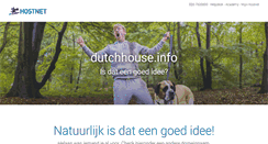 Desktop Screenshot of dutchhouse.info